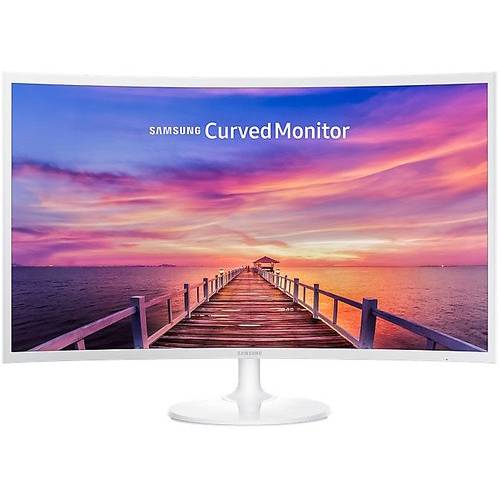 Monitor LED Samsung C32F391FWU, 31.5'' FHD, 4ms, Ecran curbat, Alb