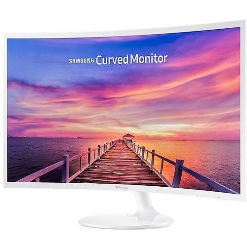 Monitor LED Samsung C32F391FWU, 31.5'' FHD, 4ms, Ecran curbat, Alb