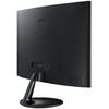 Monitor LED Samsung C24F390FHU, 24'' FHD, 4ms, Ecran curbat, Negru