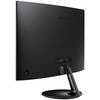 Monitor LED Samsung C24F390FHU, 24'' FHD, 4ms, Ecran curbat, Negru