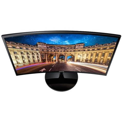 Monitor LED Samsung C24F390FHU, 24'' FHD, 4ms, Ecran curbat, Negru