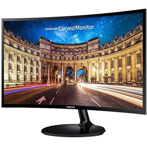 Monitor LED Samsung C24F390FHU, 24'' FHD, 4ms, Ecran curbat, Negru