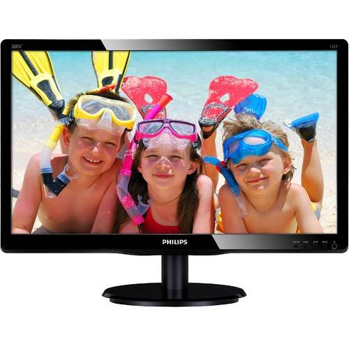 Monitor LED Philips V-Line 200V4LAB2/00, 19.5'' HD+, 5ms, Negru