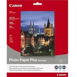 Hartie Foto Canon SG201, dimensiune 20x25cm, 20 coli, Semilucioasa, 260 g/m2