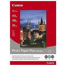 Hartie Foto Canon SG201, dimensiune A3+, 20 coli, Semilucioasa, 260 g/m2