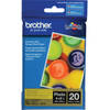 Hartie Foto Brother BP71GP20, dimensiune 10 x 15 cm, 20 coli, tip glossy, 260 g/m2