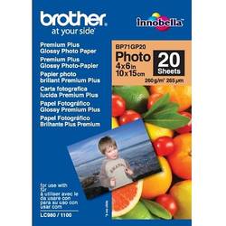 Hartie Foto Brother BP71GP20, dimensiune 10 x 15 cm, 20 coli, tip glossy, 260 g/m2