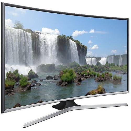 Televizor LED Samsung Smart TV UE40J6300, 101 cm, FHD, DVB-T/DVB-C, Ecran curbat, Negru/Argintiu