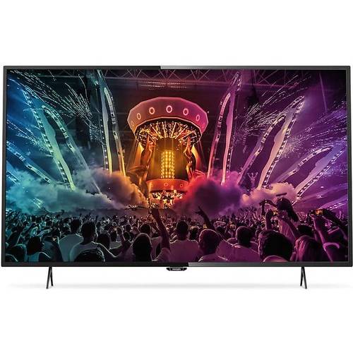 Televizor LED Philips Smart TV 49PUH6101/88, 124cm, 4K UHD, DVB-T/DVB-C, Negru