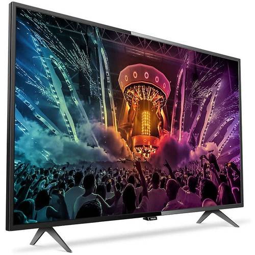 Televizor LED Philips Smart TV 49PUH6101/88, 124cm, 4K UHD, DVB-T/DVB-C, Negru