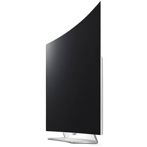 Televizor LED LG Smart TV 55EG920V, 139cm, 4K UHD, DVB-T2/DVB-C/DVB-S2, 3D, Include 2 perechi de ochelari 3D Pasivi, Ecran curbat, Argintiu/Alb