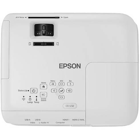 Videoproiector Epson EB U32, 3200 ANSI, WUXGA, Alb