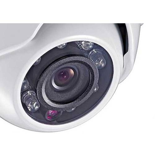 Camera supraveghere Hikvision DS-2CC52C2S-IRM 3.6mm, Dome, Analog, 1.3MP, 1/3 Progressive Scan CMOS, IR, Alb