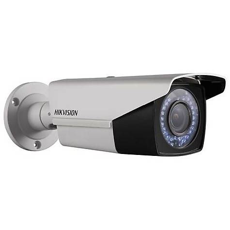 Camera supraveghere Hikvision DS-2CE16C2T-VFIR3 2.8 - 12 mm, Bullet, Analog, 1.3MP, 1/3 Progressive Scan CMOS, IR, Alb/Negru