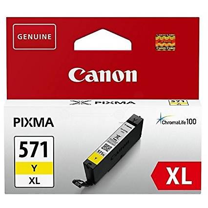 Cartus cerneala Canon CLI-571XL Yellow, 0334C001