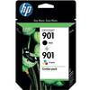 Cartus cerneala HP 901 Black Color 2 Pack, SD519AE