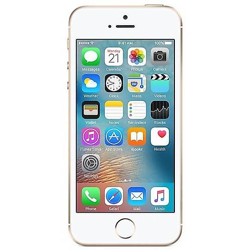 Smartphone Apple iPhone SE, Single SIM, 2GB Ram, 16GB, 12MP, 4.0'' LED-backlit IPS LCD Capacitive Touchscreen, LTE, iOS 9, Gold