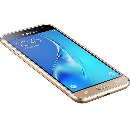 Smartphone Samsung Galaxy J3 (2016), Dual SIM, 1.5GB Ram, 8GB, 8MP, 5.0'' Super AMOLED touchscreen, Android Lollipop, 4G, Auriu