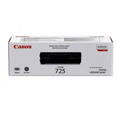 Cartus toner Canon CRG725 Black, 3484B002