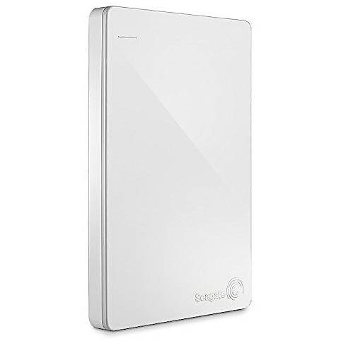 Hard Disk Extern Seagate Backup Plus Slim Portable, 1TB, 2.5 inch, USB 3.0, white