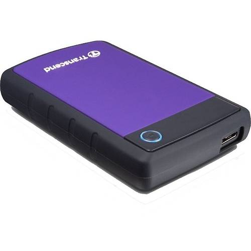 Hard Disk Extern Transcend StoreJet 25H3, 2TB, USB 3.0, Violet