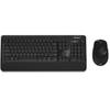 Kit Tastatura si Mouse Microsoft Wireless Desktop 3050, Wireless, USB, Layout US, Negru
