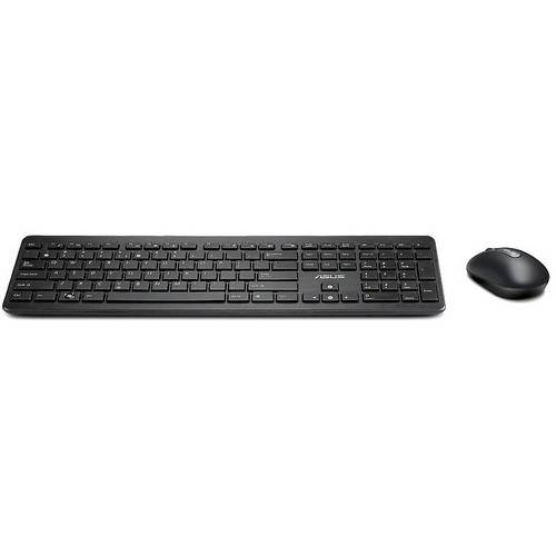 Kit Tastatura si Mouse Asus W2000, Wireless, Negru