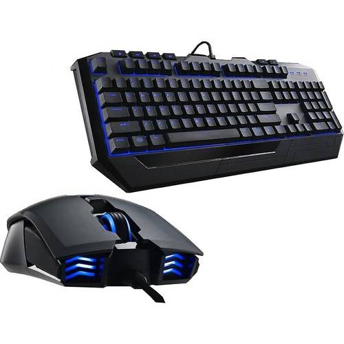 Kit Tastatura si Mouse Cooler Master STORM Devastator II Combo Blue, USB, Negru