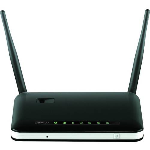 Router Wireless D-LINK   DWR-116, 300 Mbps, 4 x LAN, 1 x WAN , 2 antene