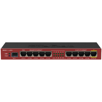 Router MikroTik RB2011iLS-IN L4, 5 x 10/100/1000 LAN ports
