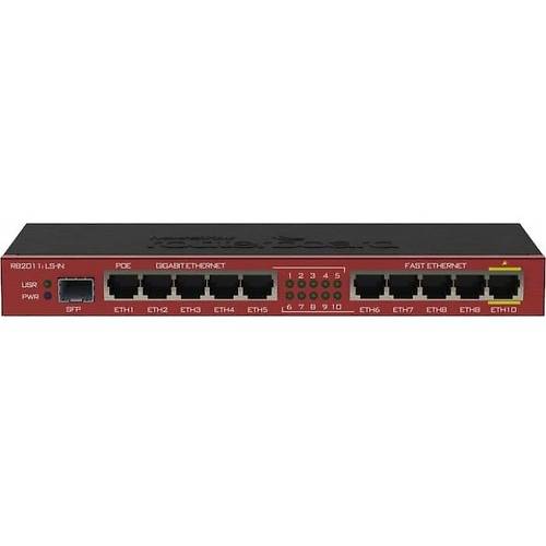 Router MikroTik RB2011iLS-IN L4, 5 x 10/100/1000 LAN ports