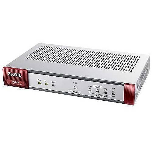 Router ZyXEL USG 40 UTM, 3 x LAN/DMZ Gigabit, 1 x WAN, 1 x USB