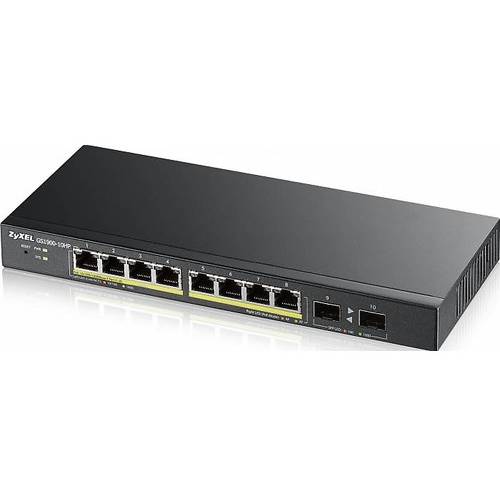 Switch ZyXEL GS1900-10HP, 8 x LAN Gigabyt, 2 x SFP