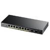 Switch ZyXEL GS1100-10HP, 8 x LAN Gigabyt, 2 x SFP, PoE