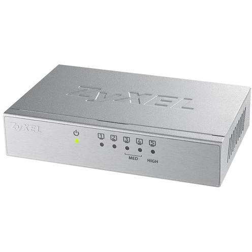 Switch ZyXEL GS-105BV3-EU0101F, 5 x LAN Gigabyt, Desktop, Carcasa Metal