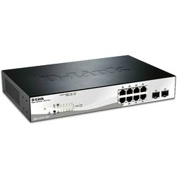 DGS-1210-10, 8 x LAN Gigabyt, 2 x SFP