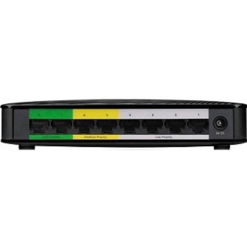Switch ZyXEL GS-108SV2-EU0101F, 8 x LAN Gigabyt, Desktop, Carcasa Metalica