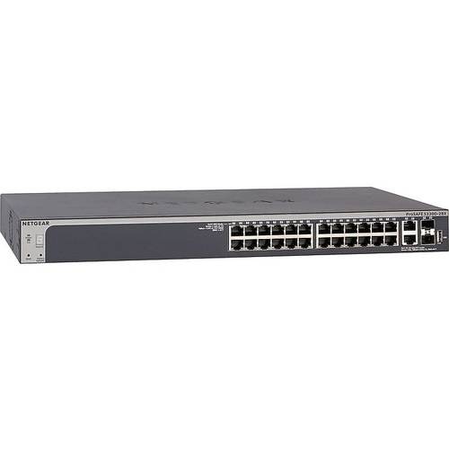 Switch Netgear S3300 28PT, 24 x LAN Gigabyt, 2 x SFP+