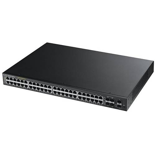 Switch ZyXEL GS2210-48HP, 44 x LAN Gigabyt, 2 x SFP, 4 x combo (RJ45/SFP)