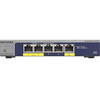 Switch Netgear ProSafe Plus GS105PE, 5 x LAN Gigabyt, 2 x PoE, 1 x PoE PD