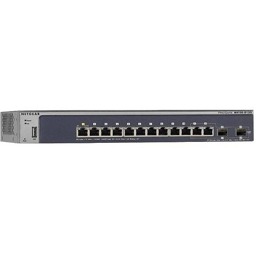 Switch Netgear GSM5212, 12 x LAN Gigabyt, 2 x SFP, 1 x PoE