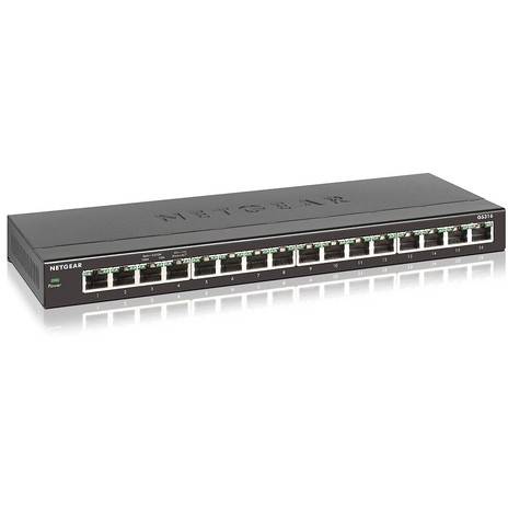 Switch Netgear GS316-100PES, 16 x LAN Gigabyt