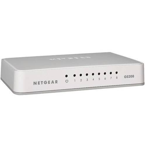 Switch Netgear GS208, 8 x LAN Gigabyt, Desktop