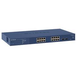 ProSafe Smart GS716T v3, 16 x LAN Gigabyt, 2 x SFP