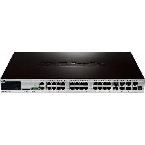 Switch D-LINK DGS-3420-28TC, 20 x LAN Gigabyt, 4 x SFP+