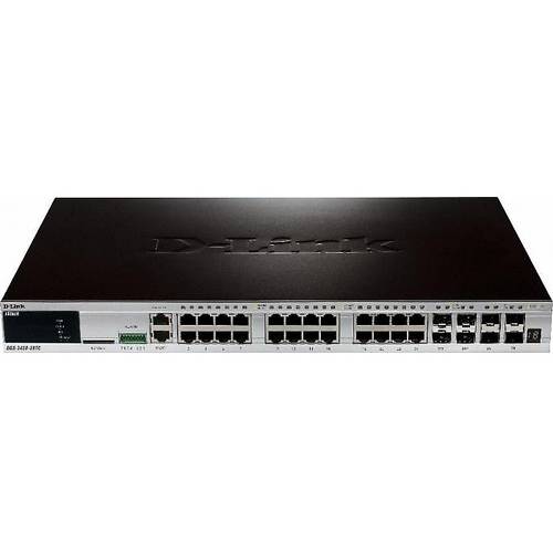Switch D-LINK DGS-3420-28TC, 20 x LAN Gigabyt, 4 x SFP+