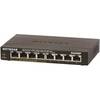 Switch Netgear GS308P, 8 x LAN Gigabyt, 4 x PoE, Carcasa metal