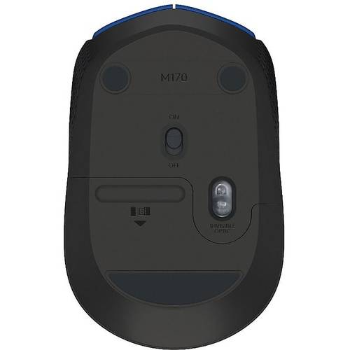 Mouse Logitech M171, Wireless, 1000dpi, Albastru/Negru