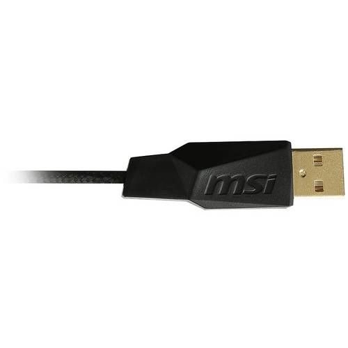 Mouse MSI Interceptor DS300, USB, 8200dpi, Negru/Rosu
