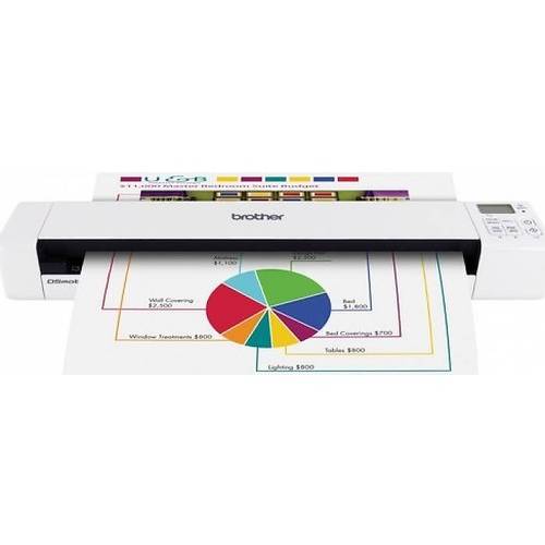 Scanner Brother DS820WZ1, Mobil, Color, A4, USB, Wireless, Alb